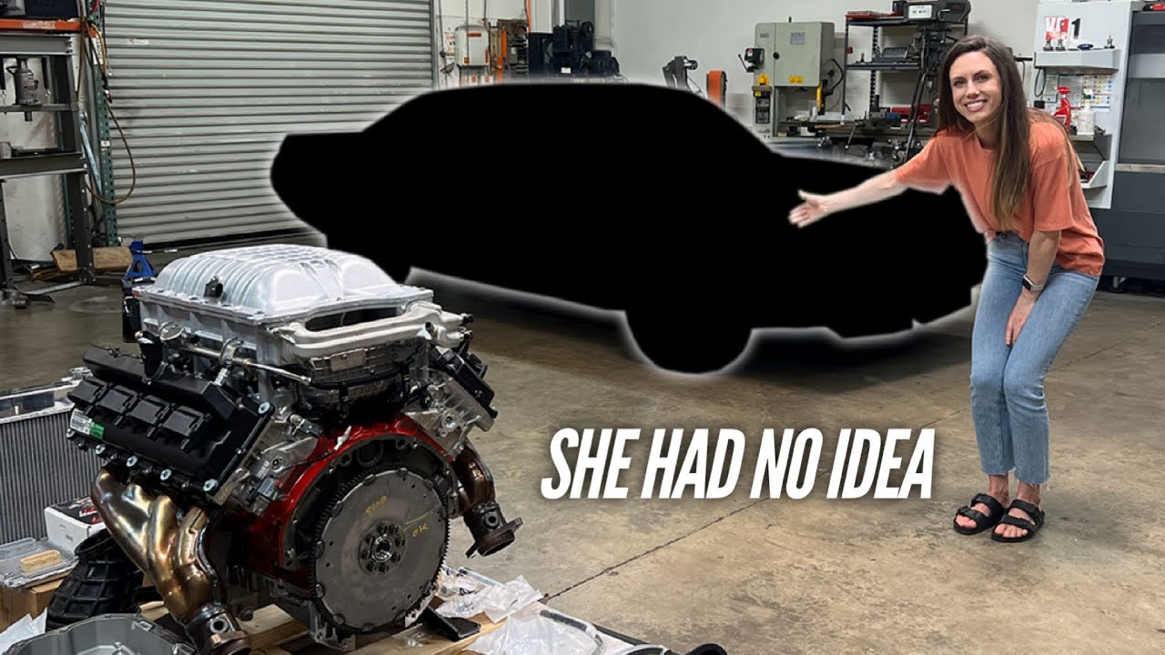 I surprise my Girlfriend with her Dream Car! 1000hp in less than 3 weeks!