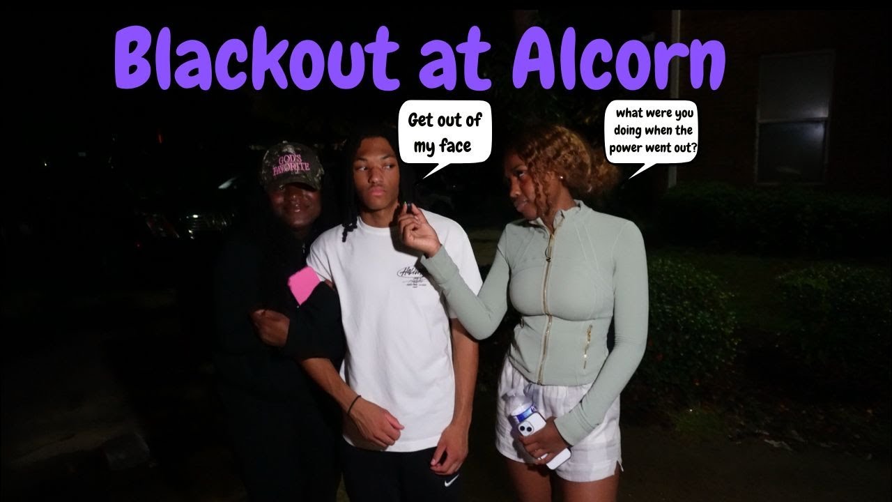 My college had a blackout so we made the most out of it