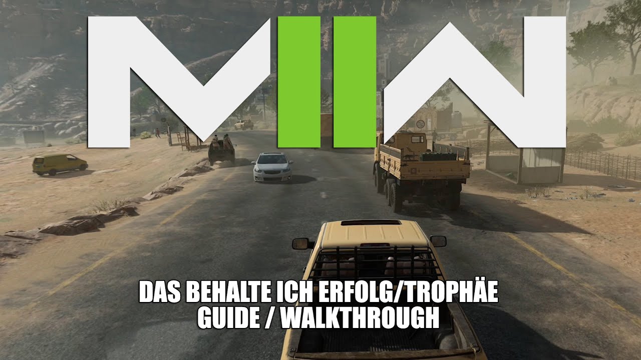Modern Warfare 2 Das behalte ich Erfolg/Trophäe - Guide/Walkthrough