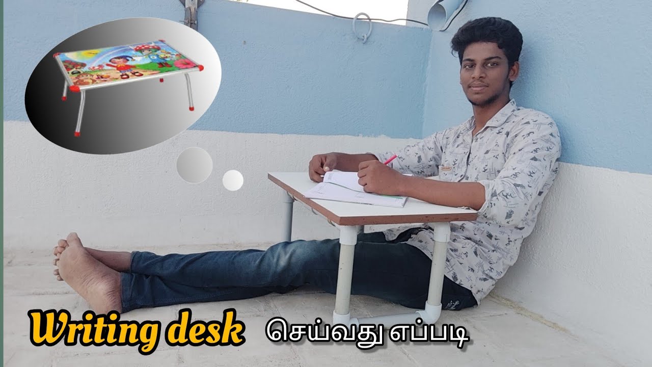 How to make writing desk tamil|How to make writing desk PVC pipe |Laptop table|Hello Mr.G