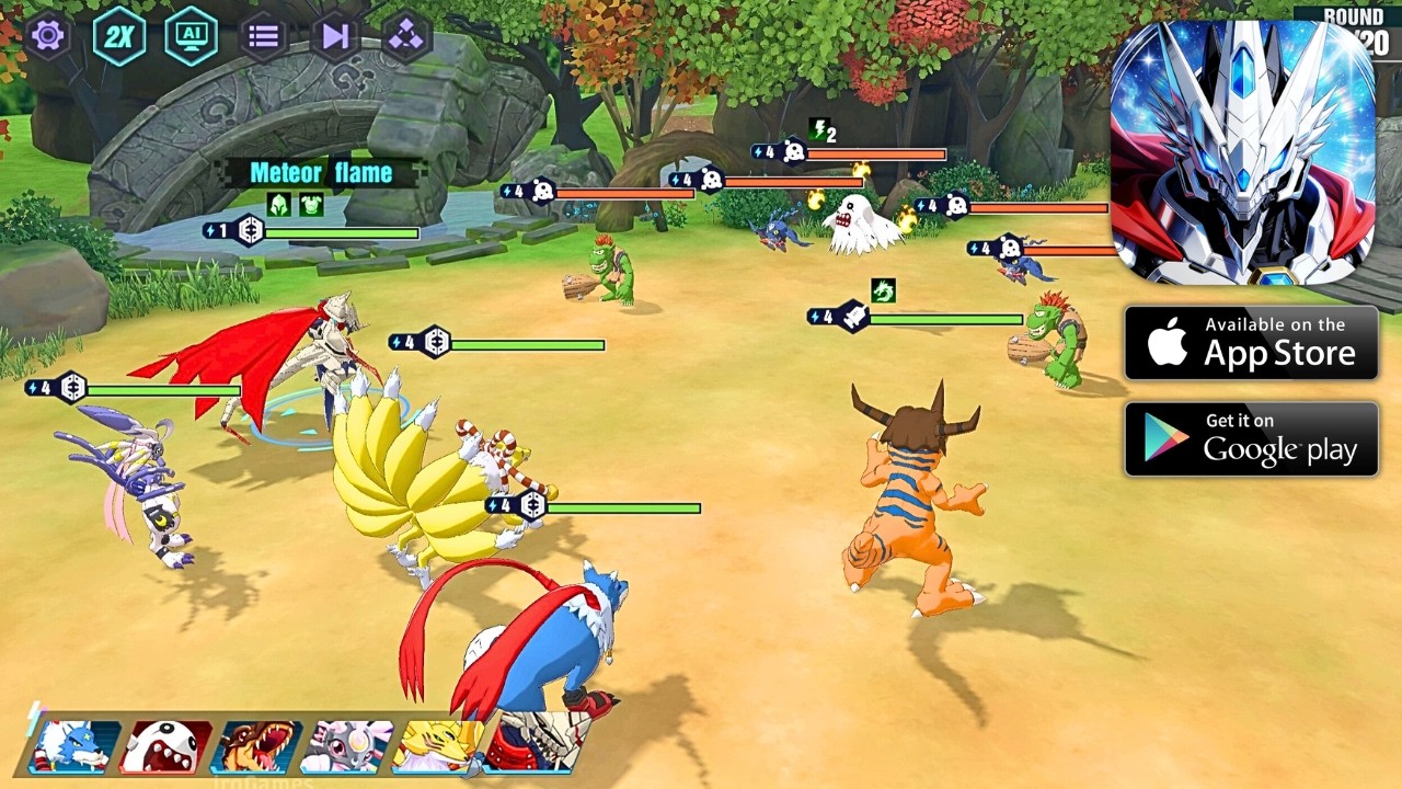 Sacred Plan: Ultra Awake Gameplay | Digimon Turn based RPG (Android)
