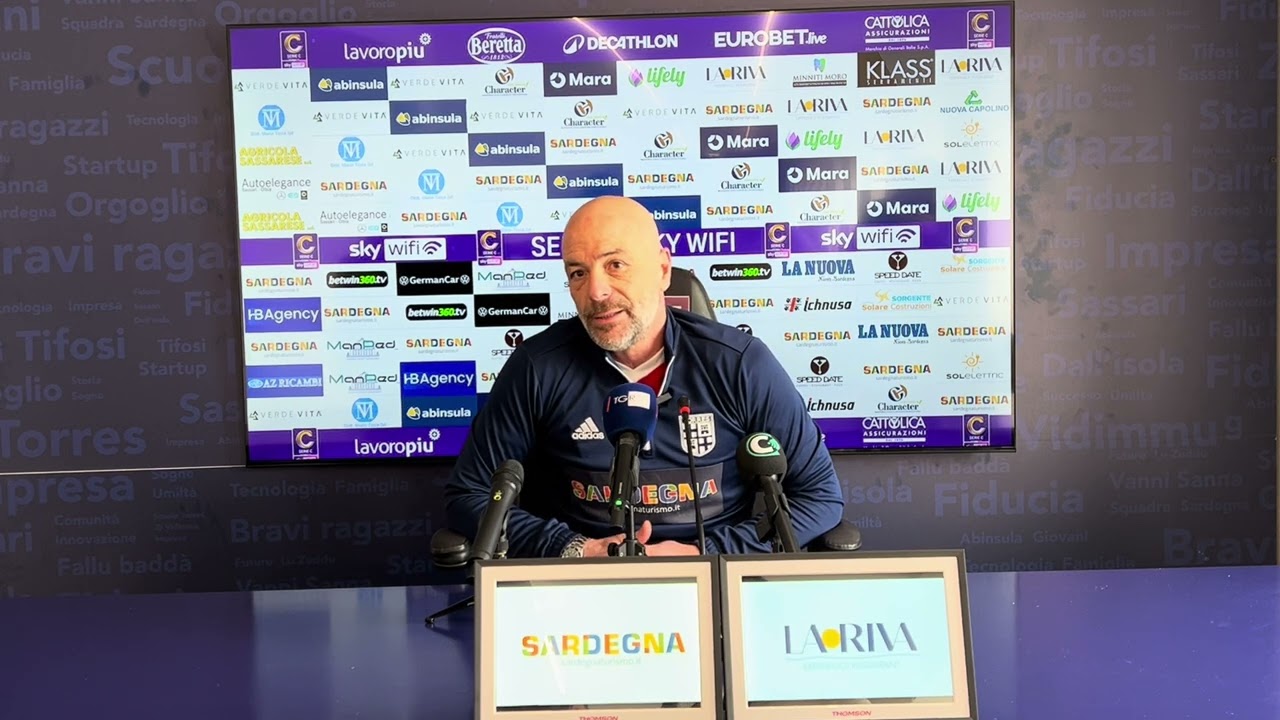 Torres-Bra: la conferenza pre partita di Mister Greco