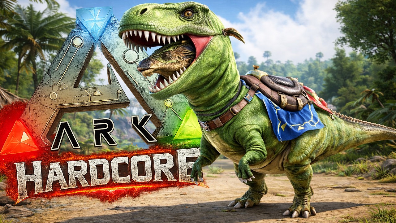 Wir ZÄHMEN uns einen FAKE T-REX😅| ARK HARDCORE