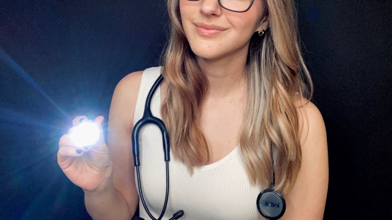 ASMR Nurse Physical Assessment l Soft Spoken, Medical Tests