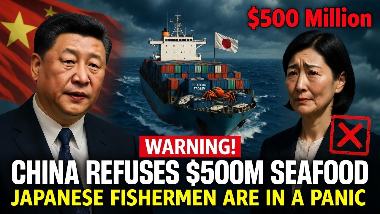Just In: China Slaps Seafood Ban on Japan — $500M at Risk
