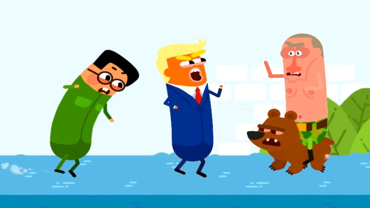 Run Sausage Run! Donald Trump vs Kim Jong Un and Vladimir Putin (Run Sausage Run! New Highest Score)