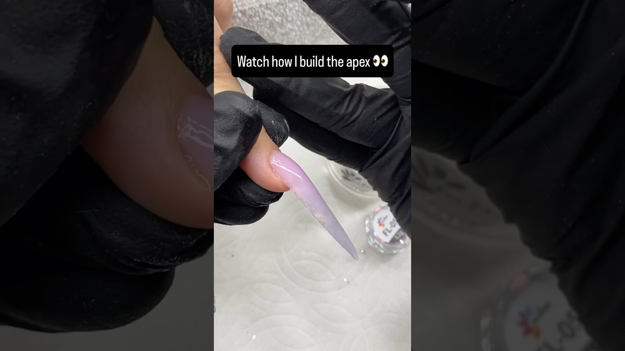 Watch how I build the apex #nails #acrylicnails #nailart