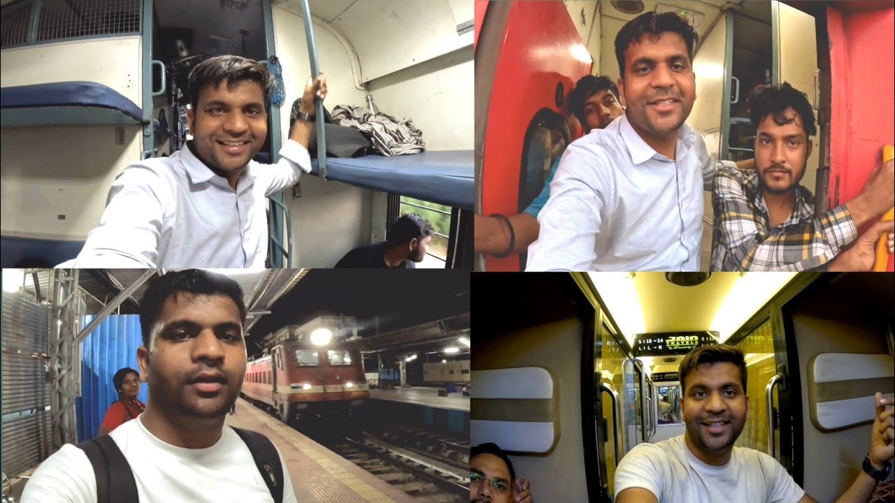 Train vlogs Agra to Rameswaram tamilnadu