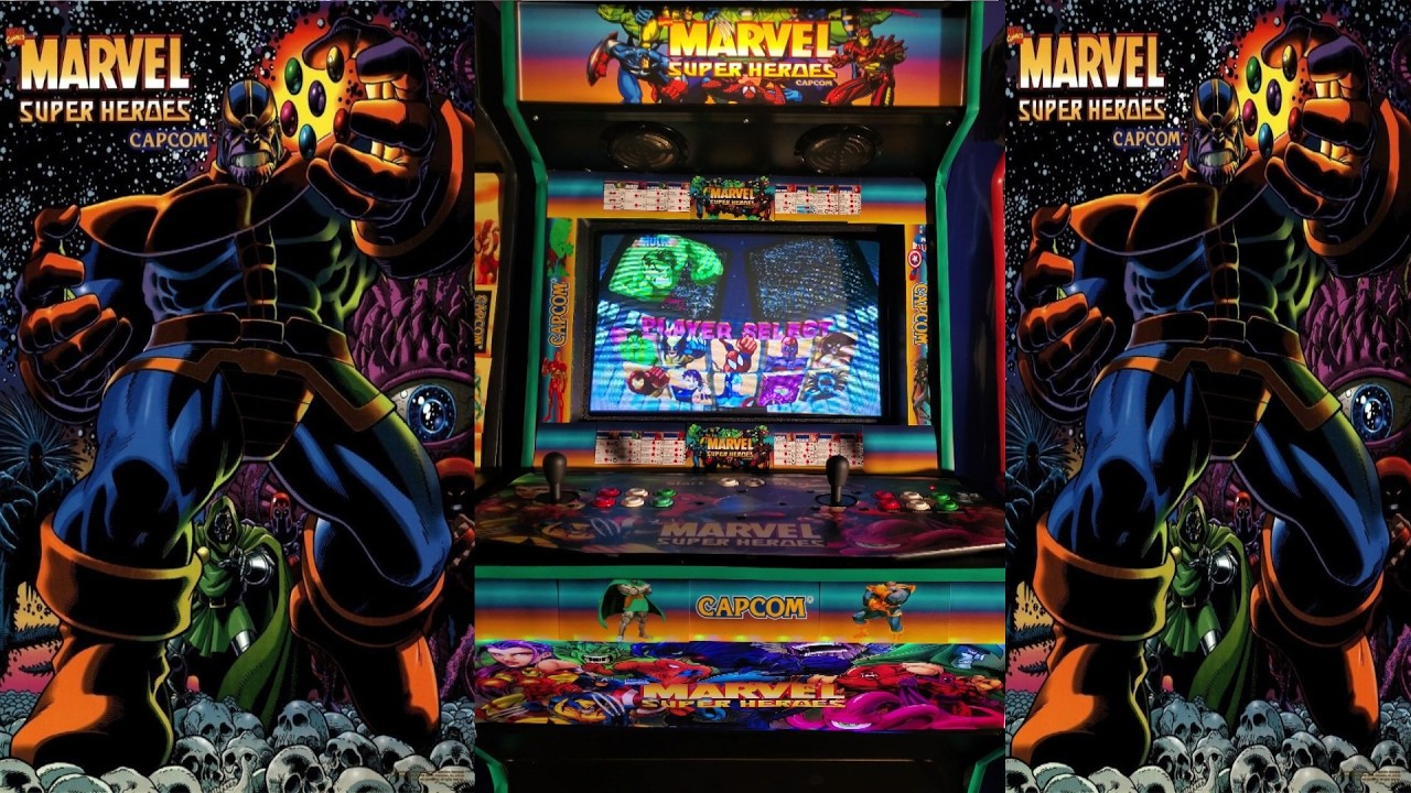 Hulk! Marvel Super Heroes Arcade(1995) Hulk Long-Playthrough (Infinity War Game Saga)