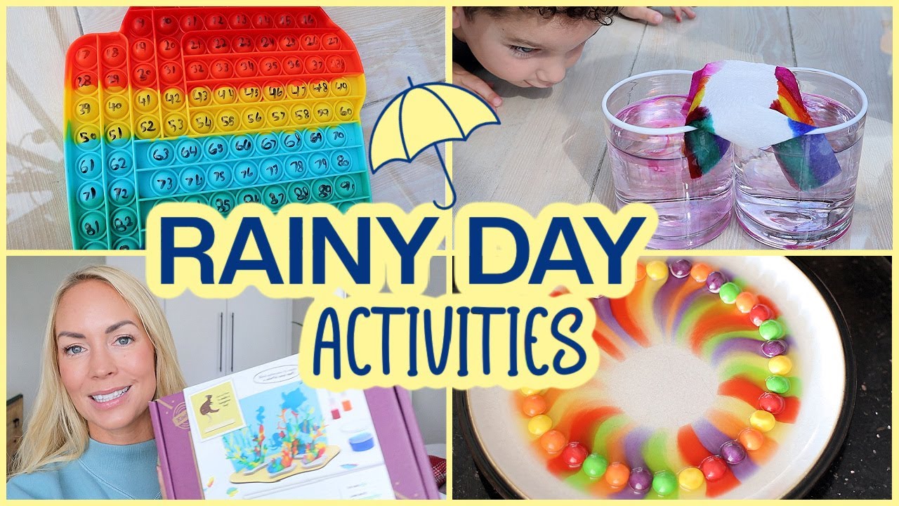 10 RAINY DAY ACTIVITIES + HOW TO ENTERTAIN KIDS | Emily Norris AD