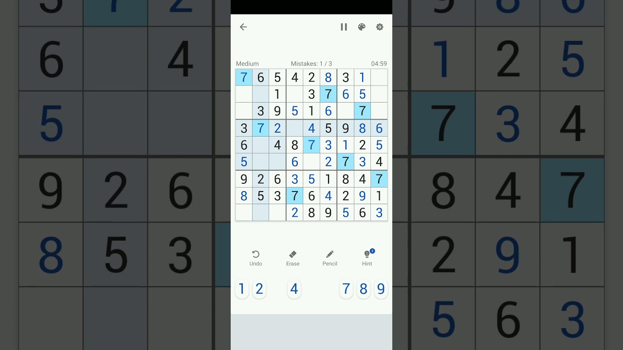 Sudoku - Free Classic Sudoku Puzzles - Android Gameplay #1