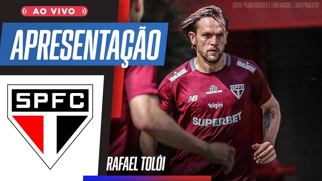 AO VIVO: SÃO PAULO APRESENTA RAFAEL TOLÓI NO CT DA BARRA FUNDA