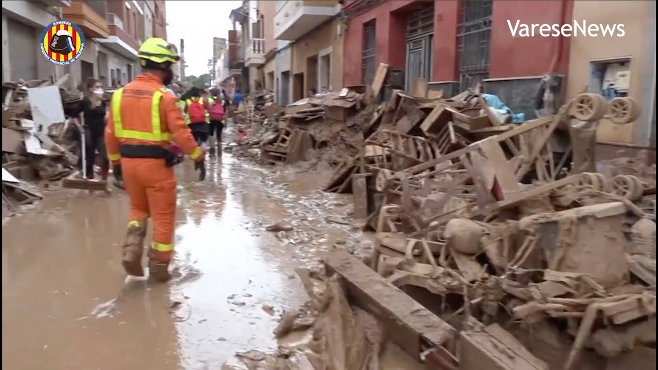 Alluvione Valencia, continua la ricerca dei dispersi