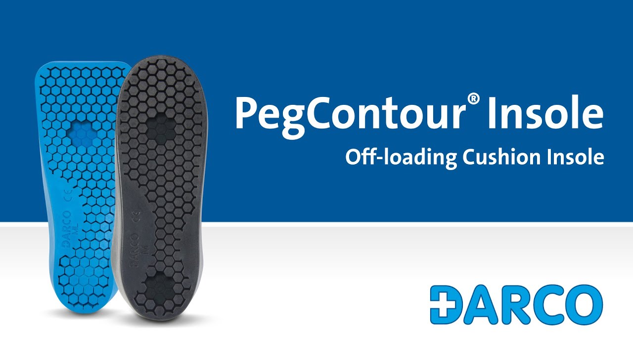 PegContour® Insole Off-loading Cushion Insole for pressure redistribution and selective off-loading
