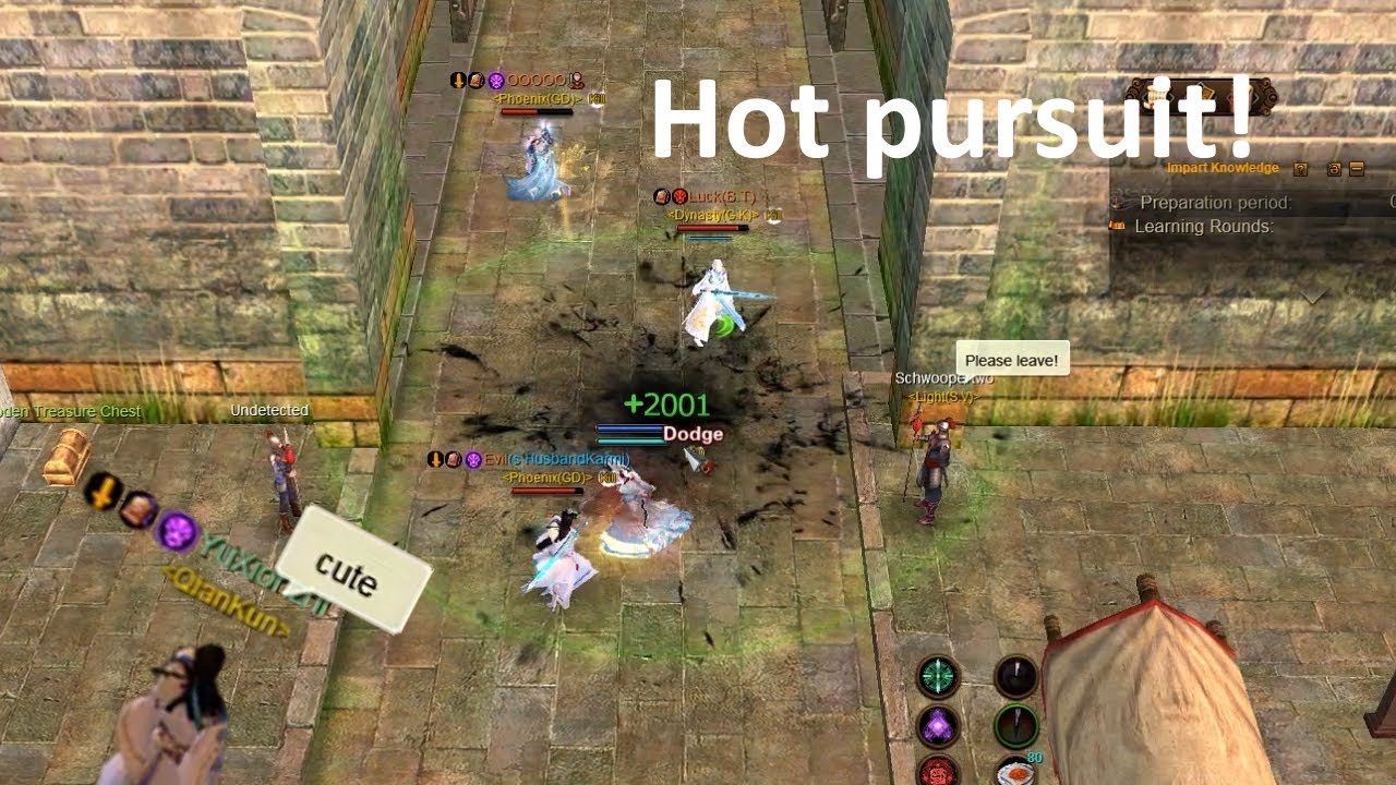 Age of Wushu 九阴真经 - Hot pursuit in Chengdu