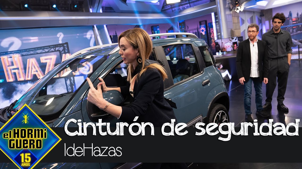 Marta Hazas encuentra una nueva utilidad del cinturón de seguridad - El Hormiguero