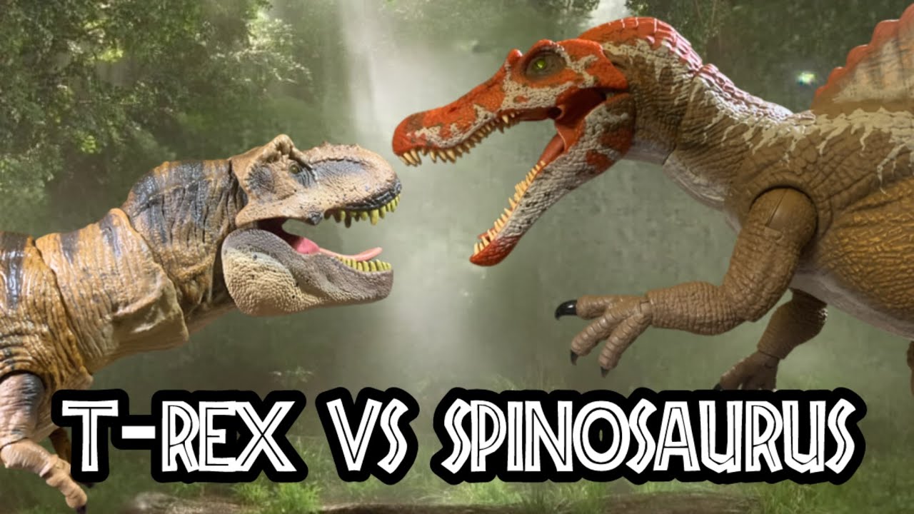 Jurassic Park 3 | T-Rex Vs Spinosaurus Stop Motion