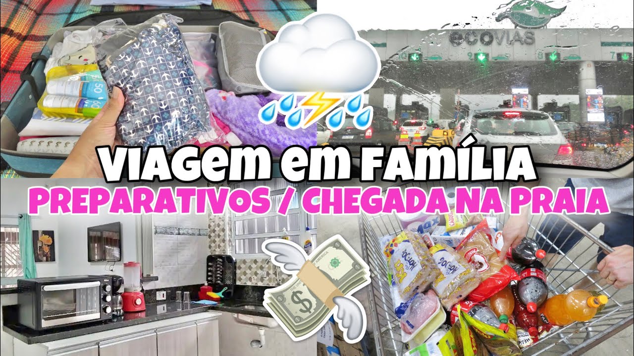 VLOG: VIAGEM EM FAMÍLIA / PREPARATIVOS + CHEGADA NA PRAIA GRANDE | Jana Munari