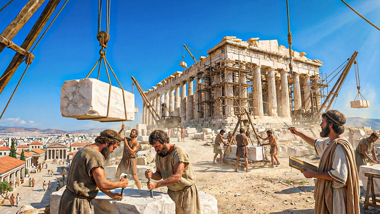 Life 2,470 Years Ago: How the Athenians Built the Parthenon