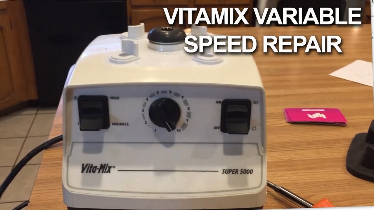 Доктор Джин Джеймс — устранение проблемы с переменной скоростью Vitamix