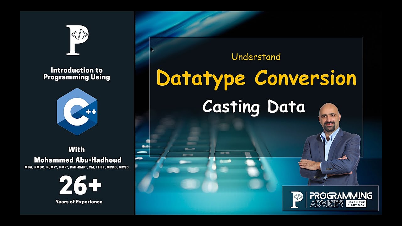Lesson #30 - Data Type Conversion