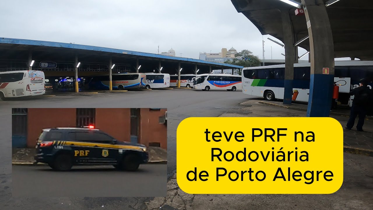 Rodoviária de Porto Alegre  || Apareceu a PRF ||  Guichês provisórios ou permanentes?