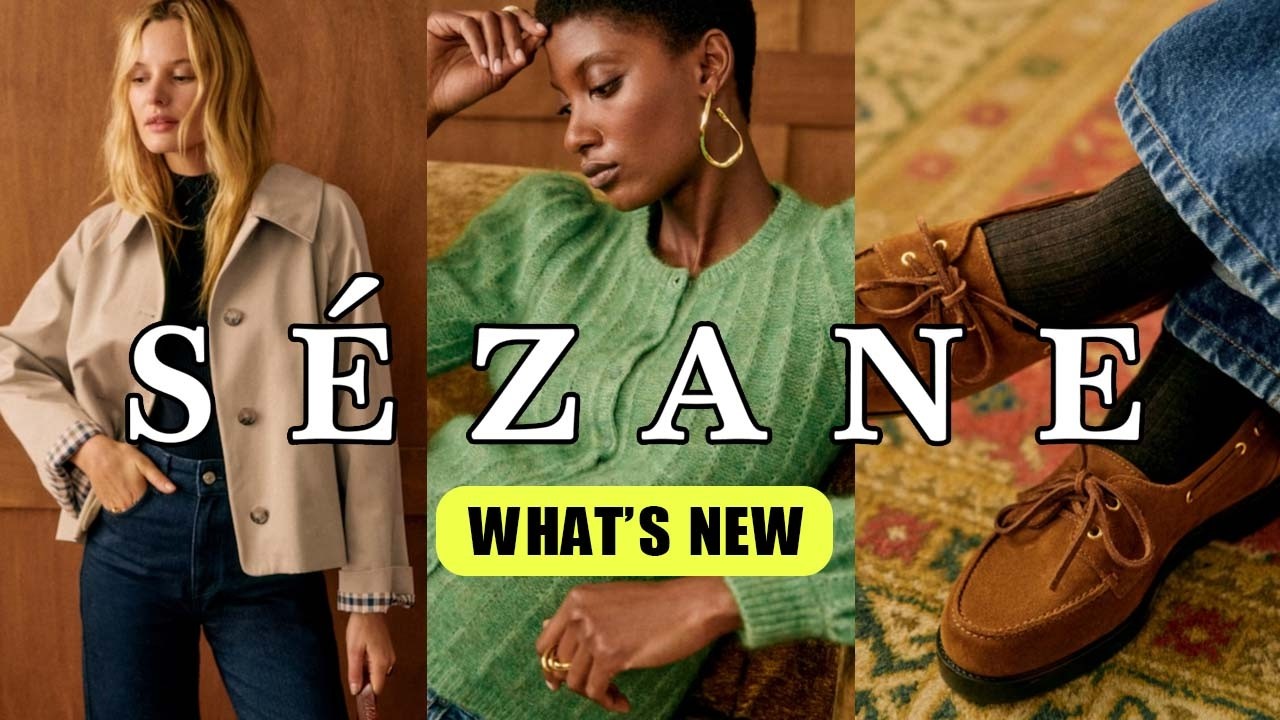 Sezane Haul & Try-On Essentials 2025 - Bobby Jacket, Caroline Loafers, Amance Cardigan & more