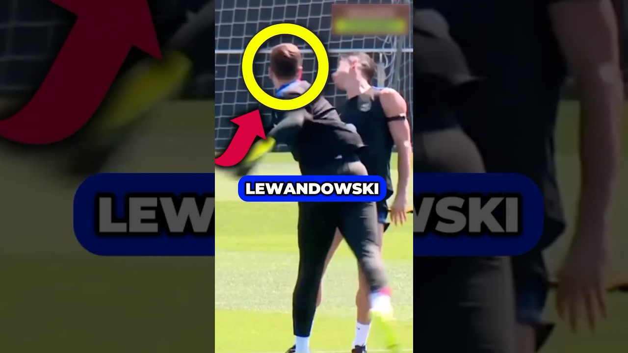 LEWY I SZCZĘSNY POBILI SIĘ NA TRENINGU?! #shorts