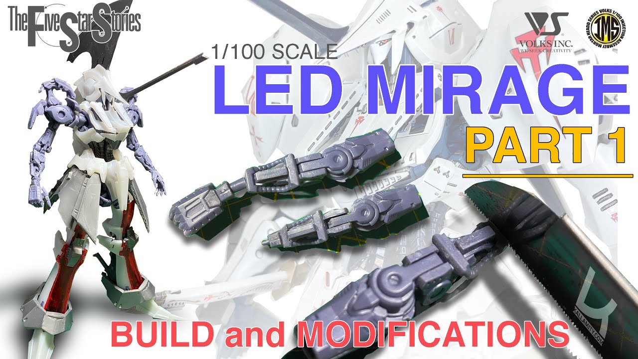 I MODIFIED an IMS 1/100 L.E.D.MIRAGE V3 単騎仕様 Ver. The Five Star Stories Kallamity VERSION