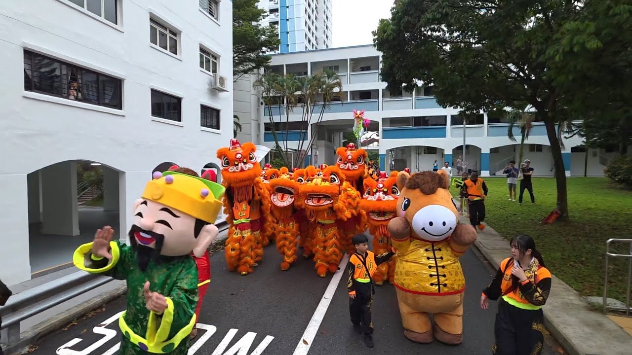 2026 lion dance at Jalan Rumah Tinggi