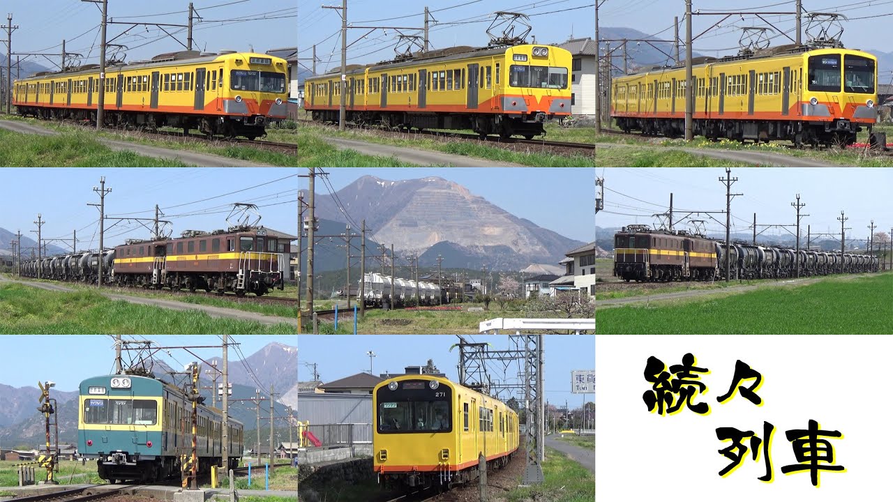 【三岐鉄道】丹生川駅付近を通過する三岐線(おまけ：北勢線2本)【続々列車】
