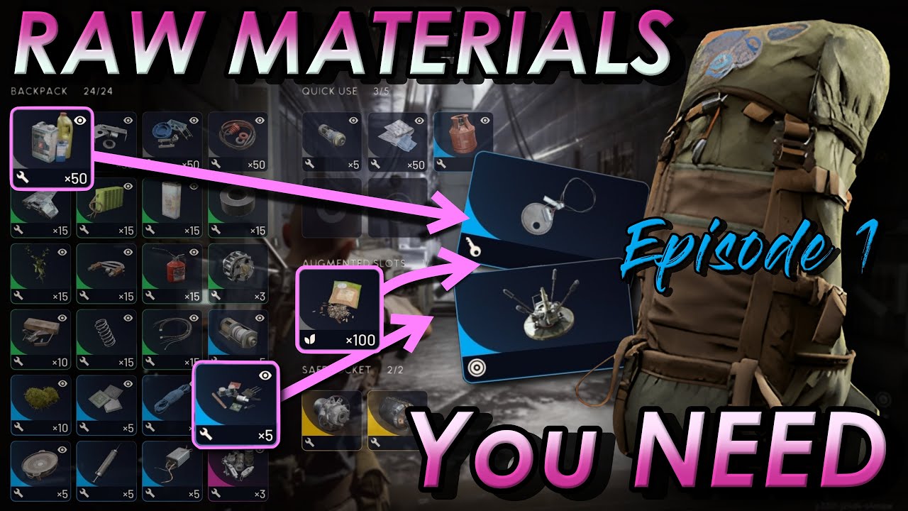 Just 30 Things Craft EVERYTHING in ARC Raiders | Sensors, Seeds & Chemicals | Raw Materials Ep. 1
