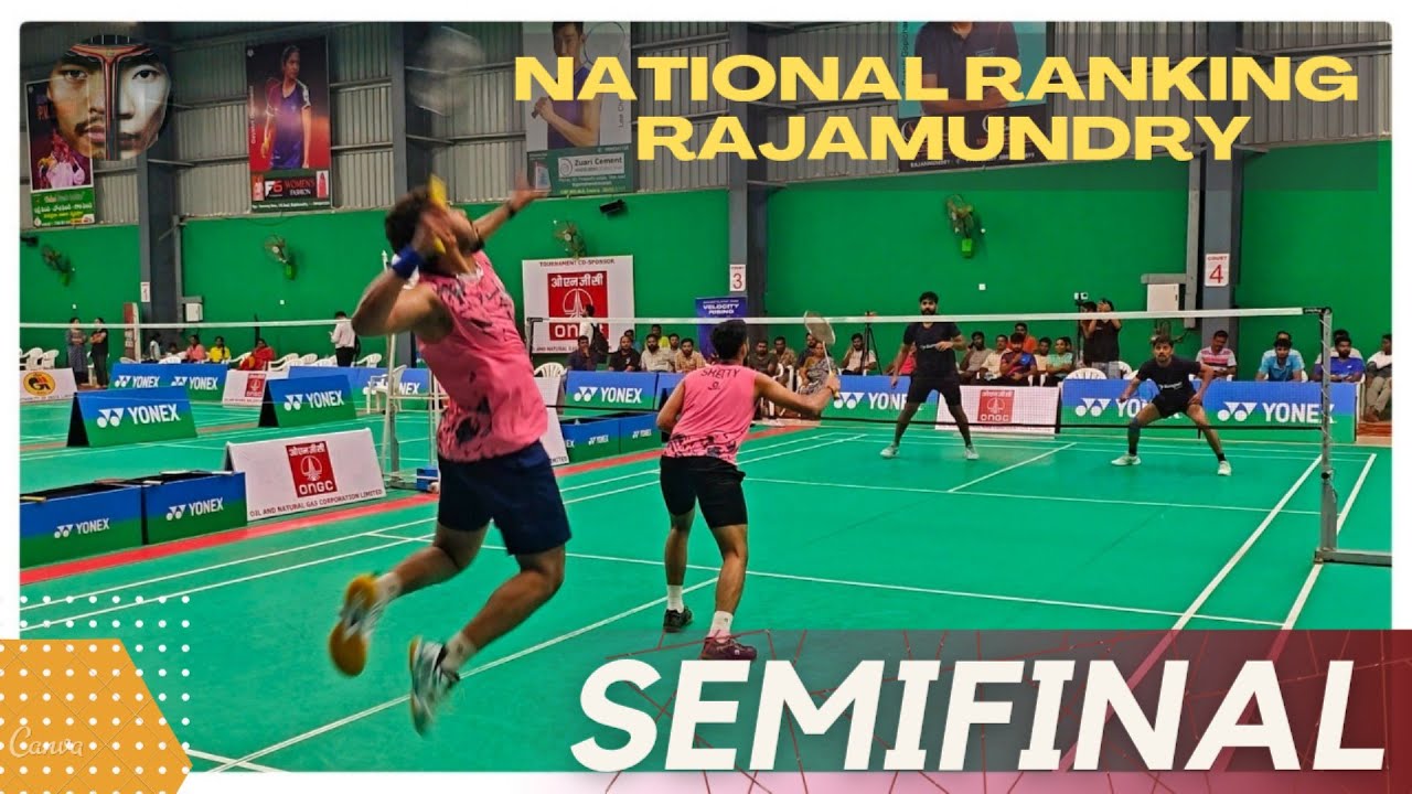 LOKESH/NAVEEN VS SANKARPRASAD/AKSHAN SHETTY: YONEX SUNRISE ALL INDIA RANKING RAJAMUNDRY 2025