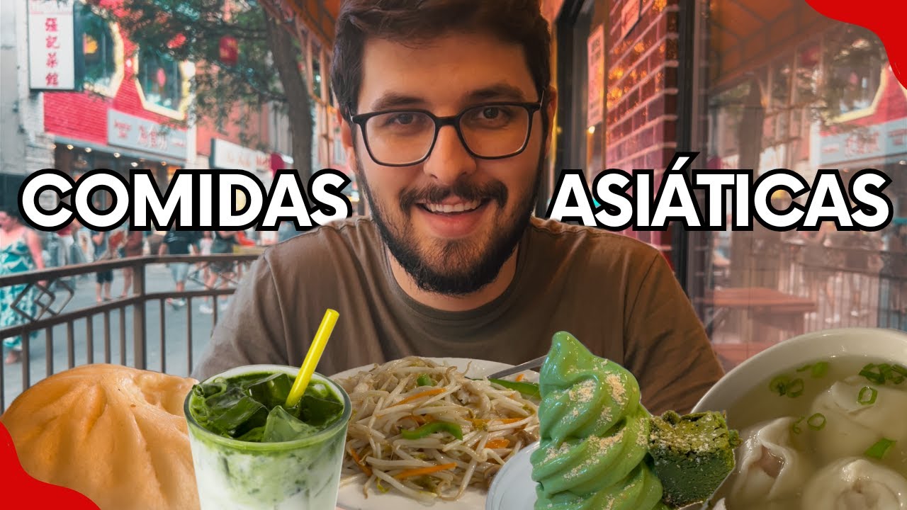 Provando Comidas Asiáticas em Montreal 🍜🇨🇦