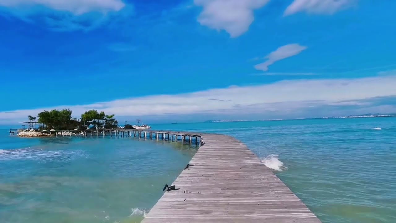 Beautifull beach of Karpen Albania (On the Island)
