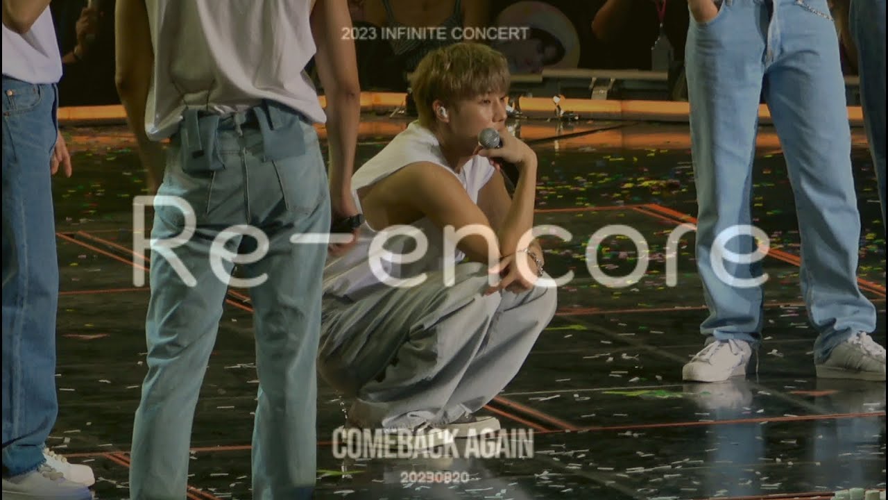 [4K] 230820 인피니트 콘서트 COMEBACK AGAIN  🎵 Re-encore 🎵 FANCAM (SUNG KYU Focus)