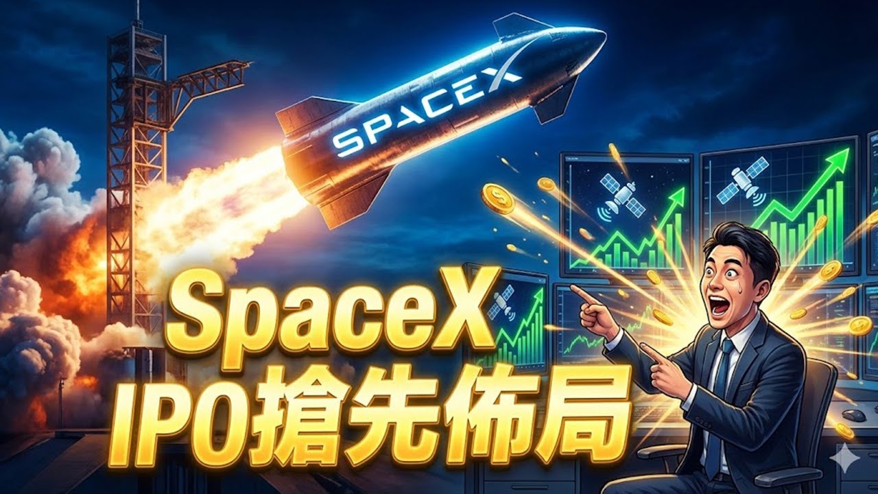 SpaceX 6月IPO震撼彈！這3檔「太空供應鏈」概念股將先漲一波，別等上市才追！#SpaceX #IPO #太空探索 #太空供應鏈 #概念股 #投資機會 #賺錢方法 #財經新聞 #科技趨勢