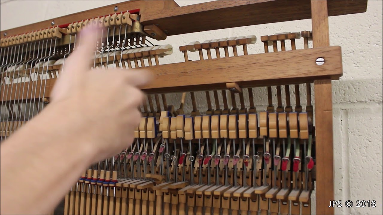 What is a Bird Cage Piano Action?