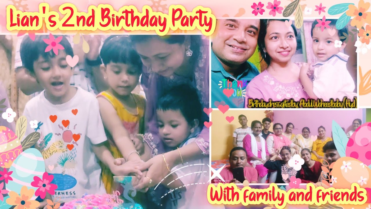🎂 My son Lian's 2nd birthday party celebration n milad / Attended by neighbours, family and friends