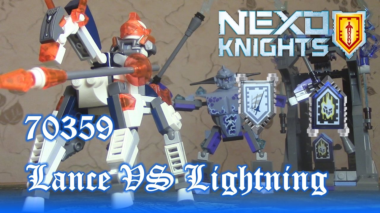 [ОБЗОР ЛЕГО] NEXO KNIGHTS 70359 Ланс против Монстра-Молнии