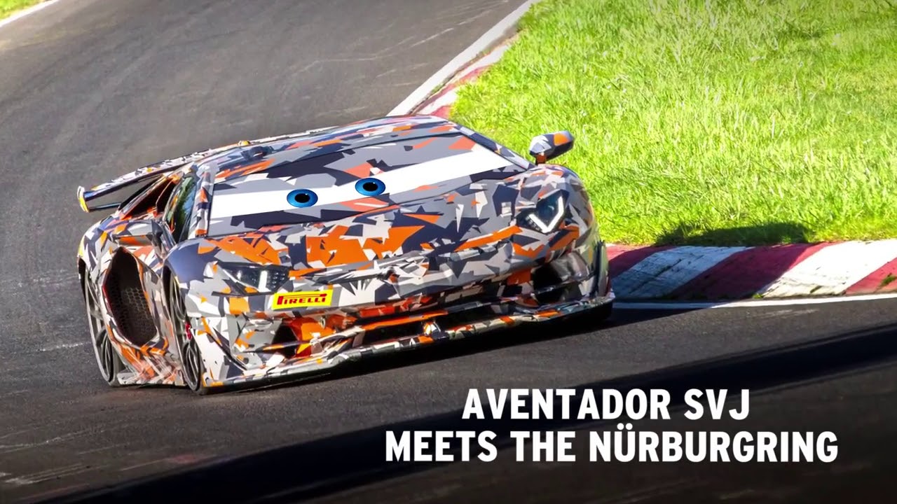 Pixarized Cars ⌁ Lamborghini Aventador SVJ 1
