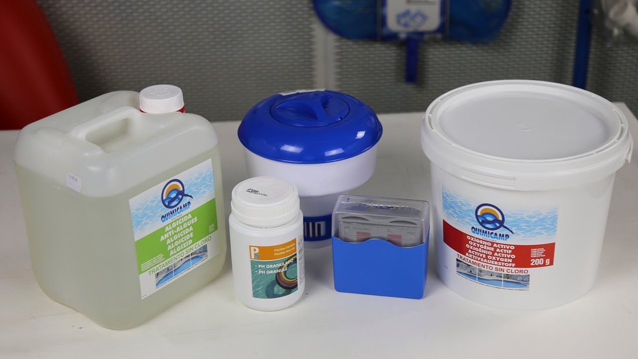 Kit completo tratamiento con OXIGENO ACTIVO I Piscinas TOI