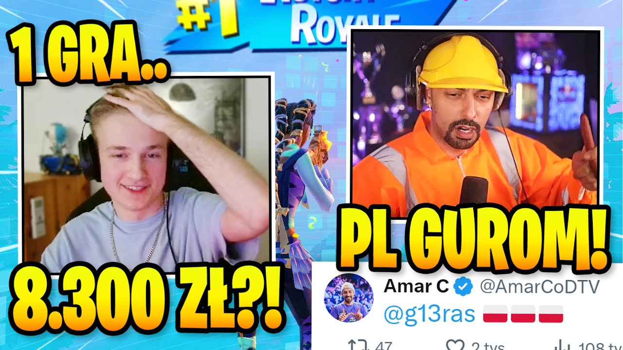 🏆 G13RAS *W 1 GRĘ* WYGRAŁ 8.300 ZŁOTYCH NA TURNIEJU AMARA! ~ KULARZ SZOTY