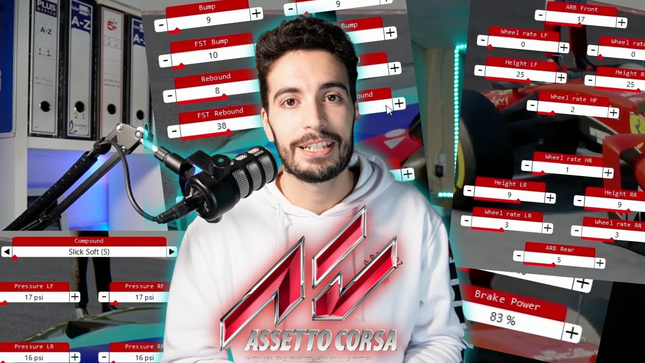 Setups para Assetto Corsa 🛠️ ¡Guía para los mejores reglajes!