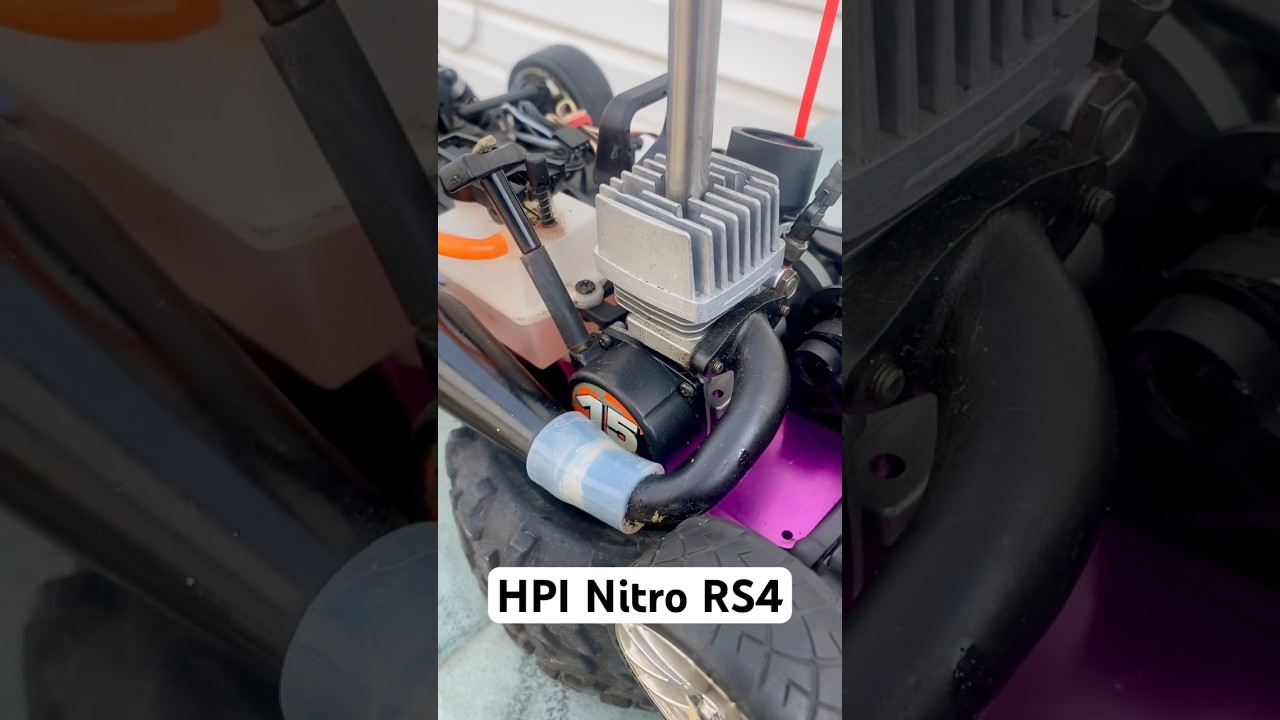 Does It Run? 25+ Year old Nitro RC Car - HPI RS4 15fe engine #rc #rccar