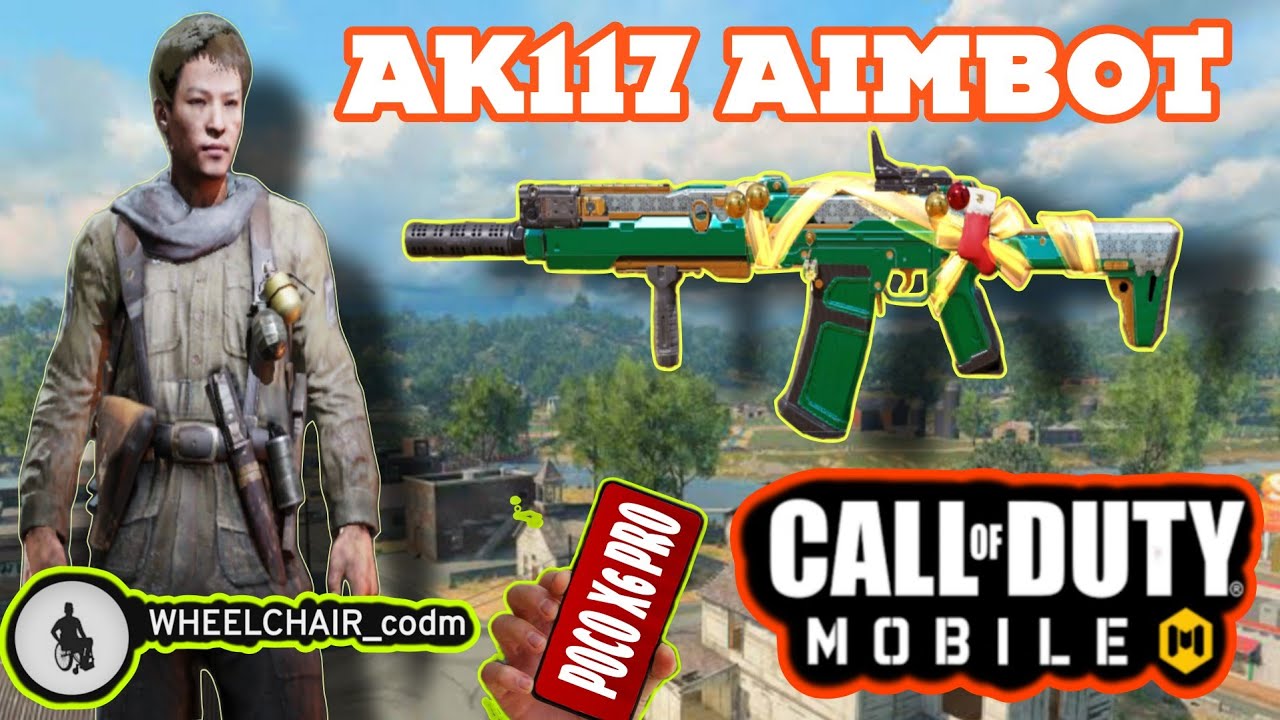 This ak117 loadout aimbot is good and accurate using poco x6 pro