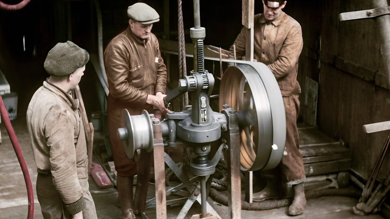 Undergrundstog til København 1946-1948 | Farvelagt og restaureret i 2K