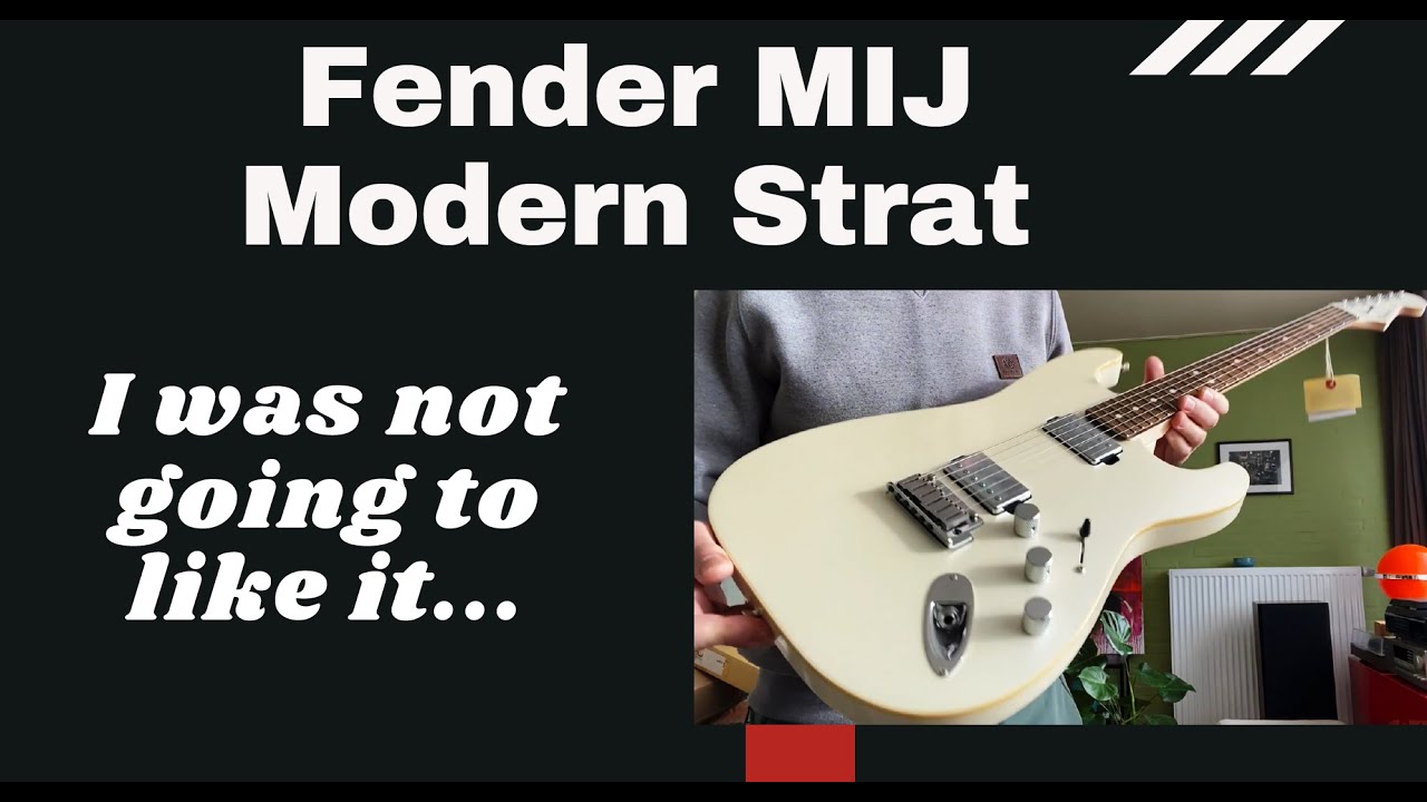 Fender MIJ modern HH Strat