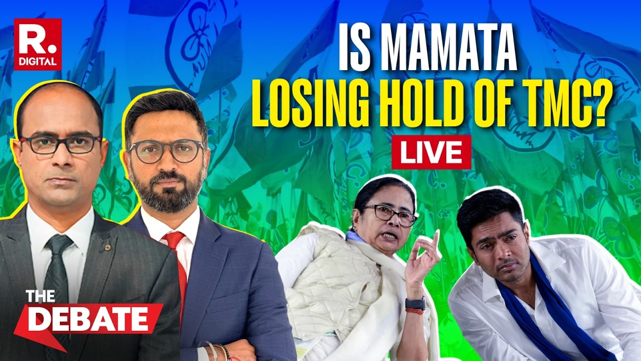 Debate LIVE: 58 MLAs revolt against Mamata and Abhishek Banerjee | Is Mamata Losing Hold Of TMC?