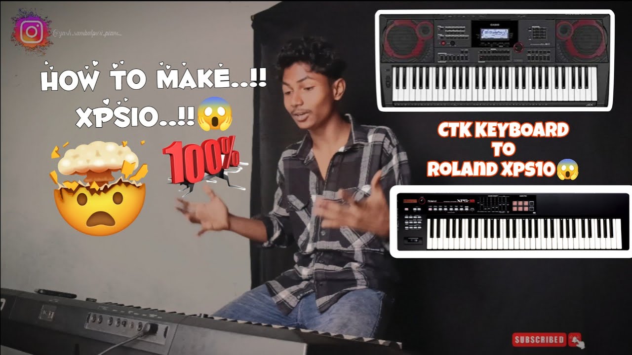 HOW TO MAKE XPS10..!!🤯 ANY KEYBOARD 😱!!! ONLY 799/-🥳#yash_sambalpuri_piano